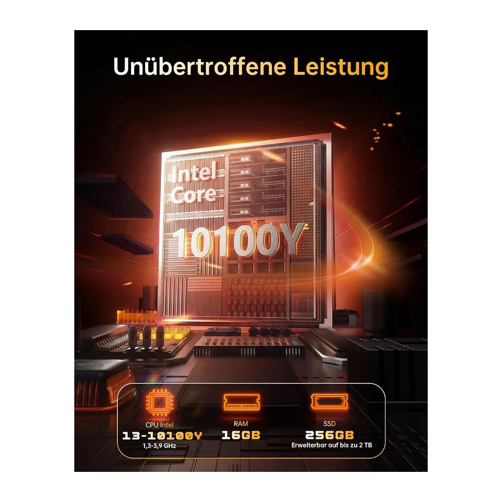 jumper 17,6 Zoll Laptop 16GB RAM 256GB SSD für Unternehmen und Studenten — 2