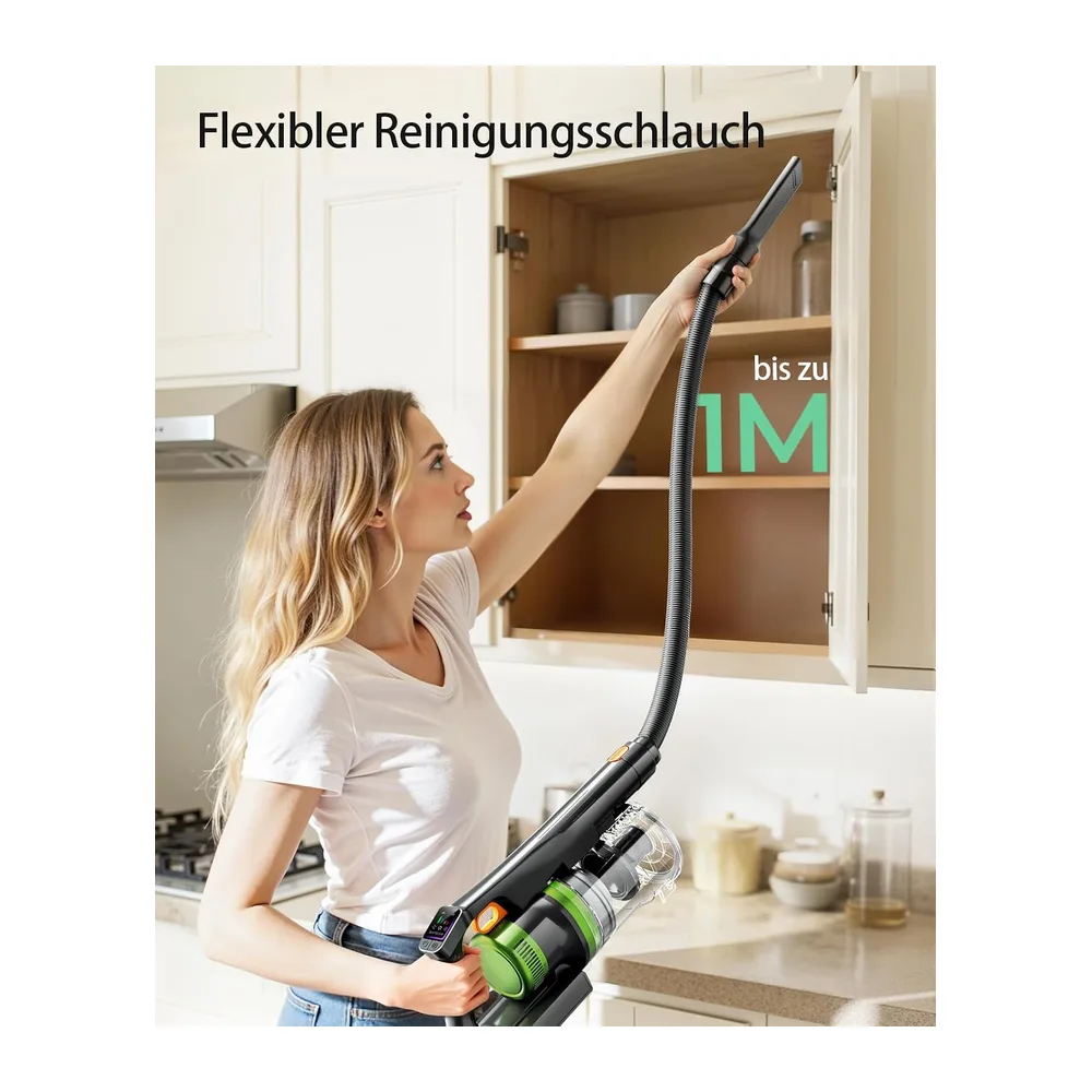 SunSare Akku Staubsauger Kabellos 70Min/650W/55000Pa — 4