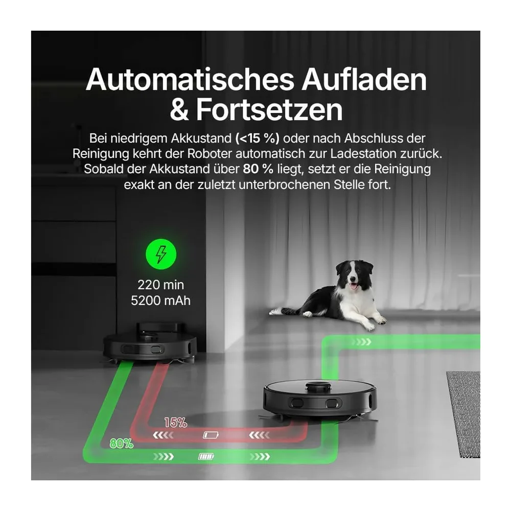 OALYGEI Oryzon Saugroboter V8 Pro –2026 Neues Vollautomatische Reinigung mit Wischfunktion — 6