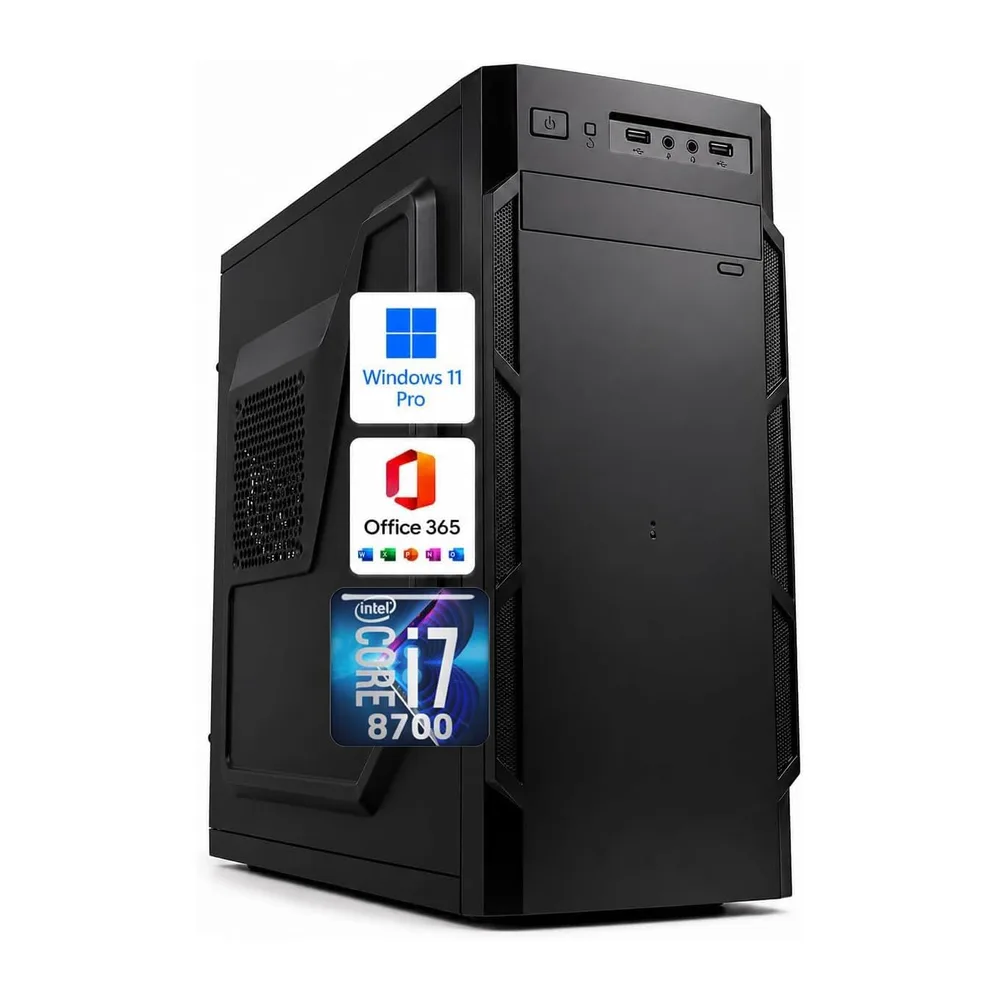 Desktop-PC • Intel Core i7-8700 • 16 GB RAM DDR4 • 512 GB SSD nvme • Windows 11 Pro • WiFi • Office 365 •