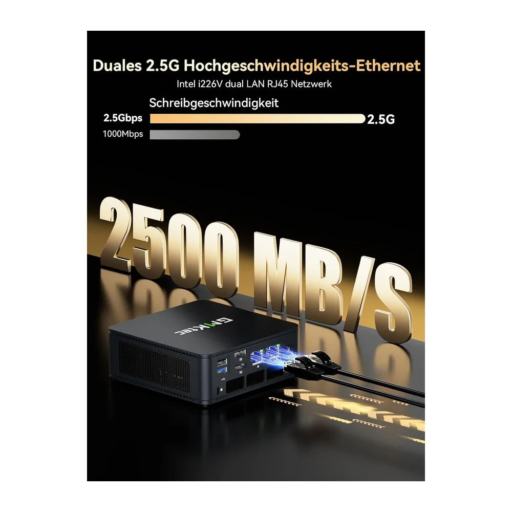 GMKtec M6 Ultra Gaming Mini PC Ryzen 5 7640HS (Aufgerüstet von 6600H/6800U) — 6