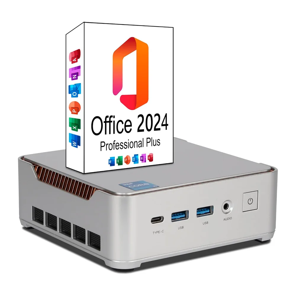 Ankermann ANK-IX H2 Mini PC | 32GB RAM | 1TB NVMe SSD | Windows 11 | Intel Core i5 14450HX | WLAN & Bluetooth