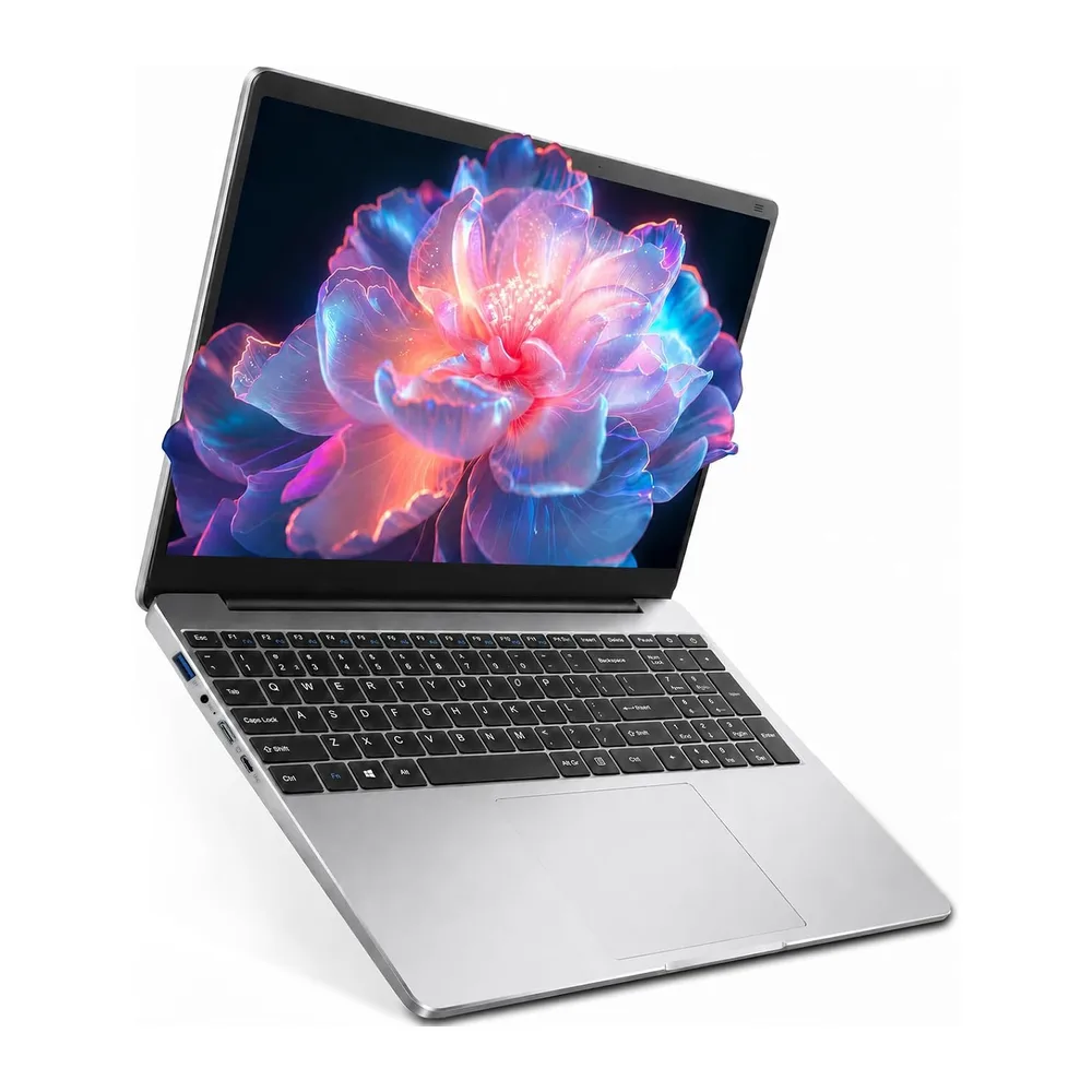 Laptop Windows 11 The Notebook, Mit QWERTZ Silikon-Tastaturfolie, 15,6 Zoll Display, Windows 11