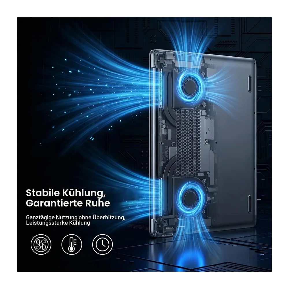 Laptop Windows 11 The Notebook, Mit QWERTZ Silikon-Tastaturfolie, 15,6 Zoll Display, Windows 11 — 5