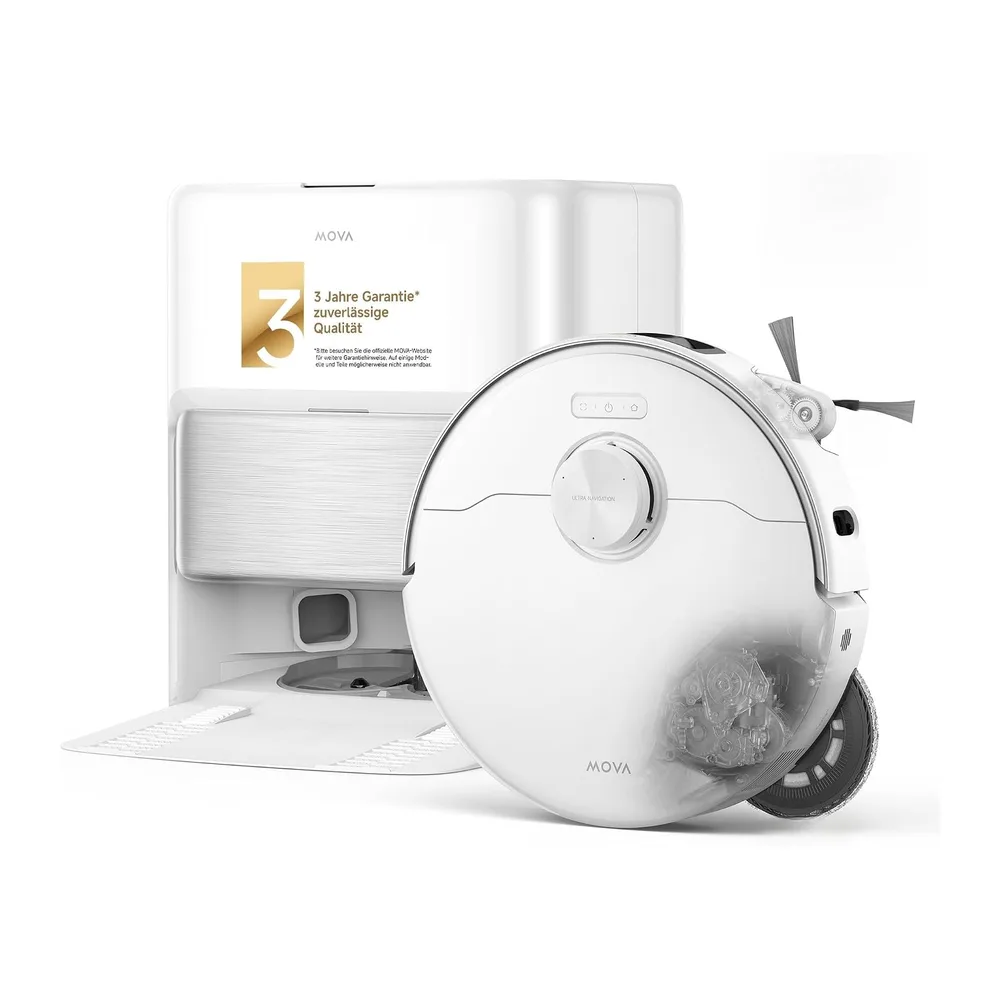 MOVA P70 Pro Ultra Saug- & Wischroboter, 30.000Pa Saugkraft, 12N Bodendruck