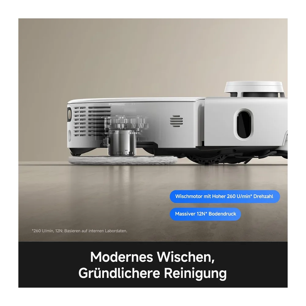 MOVA P70 Pro Ultra Saug- & Wischroboter, 30.000Pa Saugkraft, 12N Bodendruck — 4
