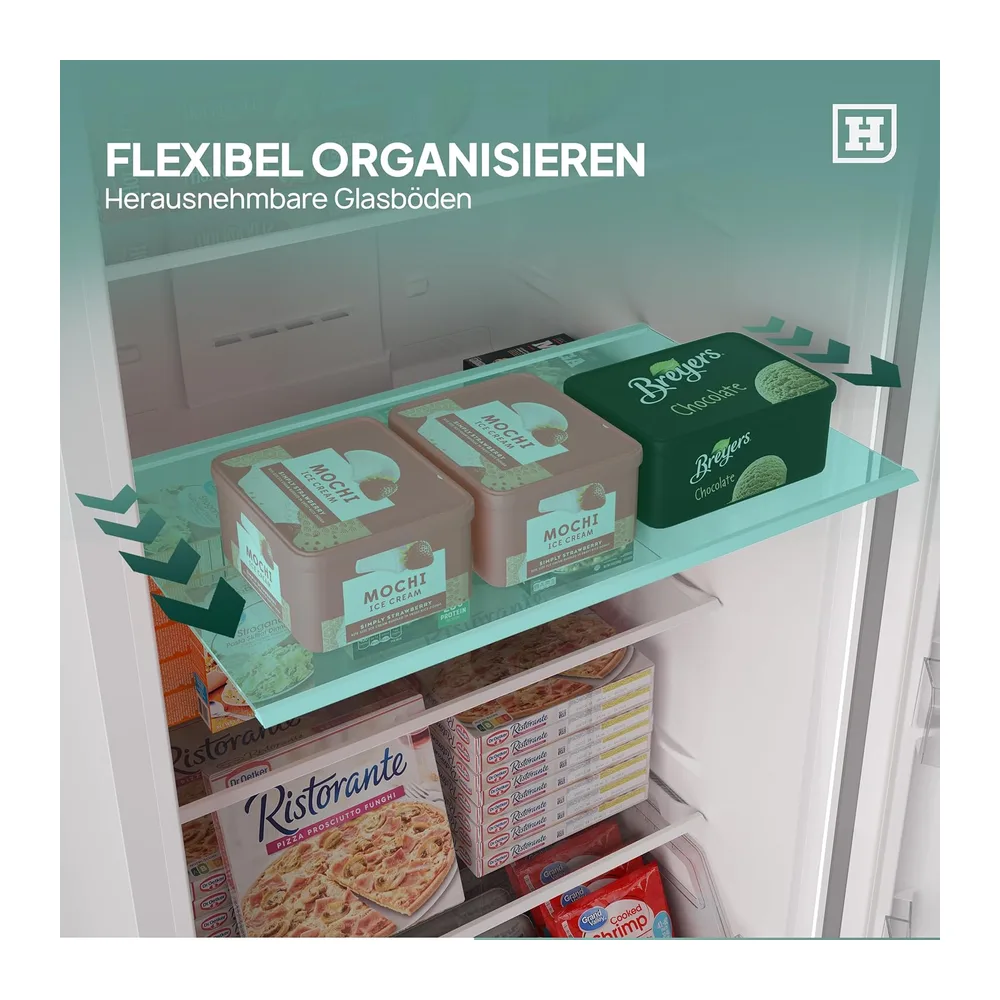 Heinrich´s Gefrierschrank, 600L XXL Freezer, No-Frost Schutz, 1x Gefrierschublade, 5x Glasböden, LED-Display, — 5