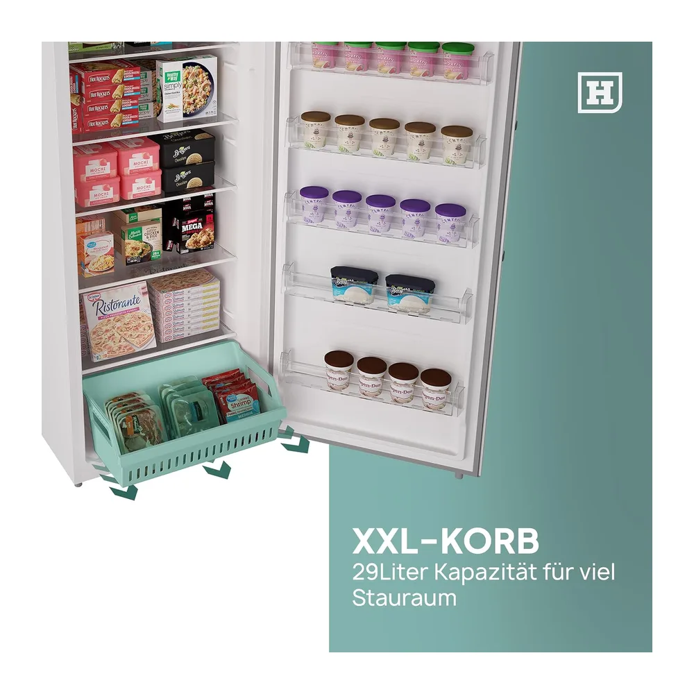 Heinrich´s Gefrierschrank, 600L XXL Freezer, No-Frost Schutz, 1x Gefrierschublade, 5x Glasböden, LED-Display, — 6