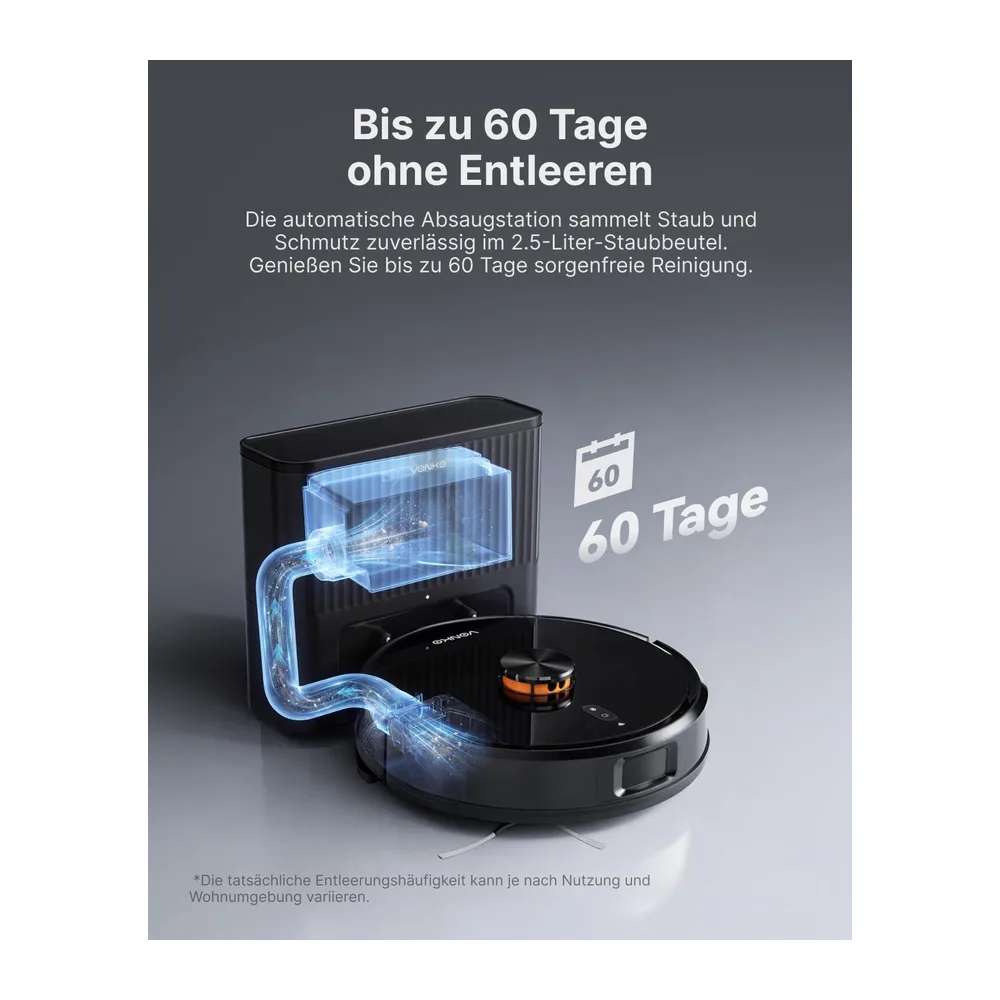 VONKO S6 Pro Saugroboter mit Wischfunktion und Absaugstation — 2