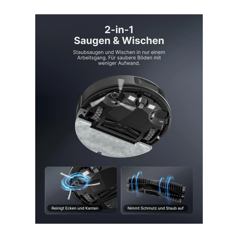 VONKO S6 Pro Saugroboter mit Wischfunktion und Absaugstation — 5