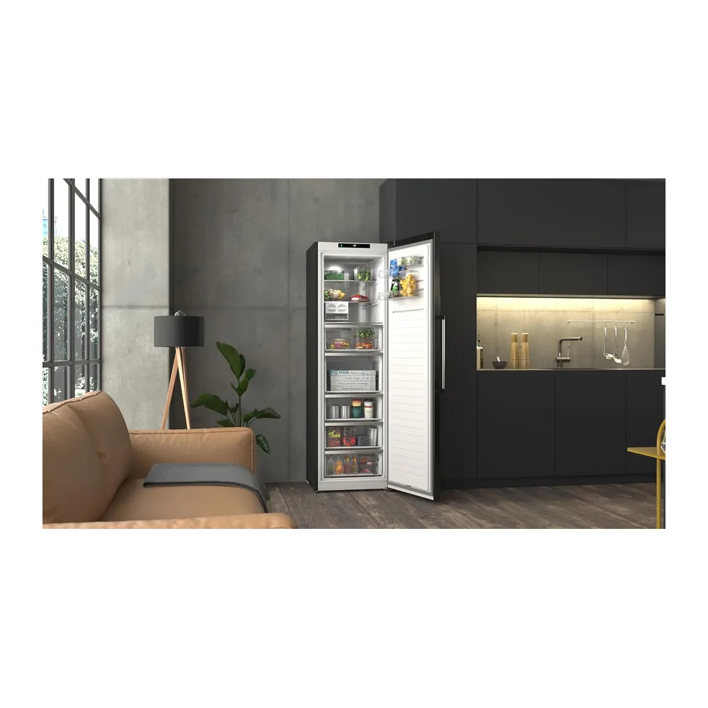 iQ500, Freistehender Gefrierschrank, 186.2 x 59.5 cm, Gebürsteter schwarzer Stahl AntiFingerprint, GS36NAXCG — 3