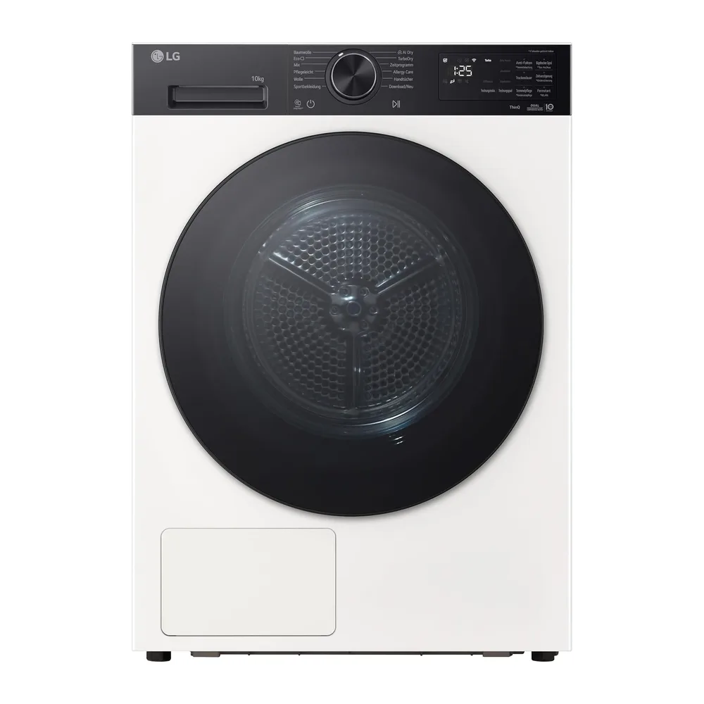 LG RT10X7P Wärmepumpen-Trockner (10 kg, Energieklasse C) mit AI Dry, TurboDry, selbstreinigendem Kondensator