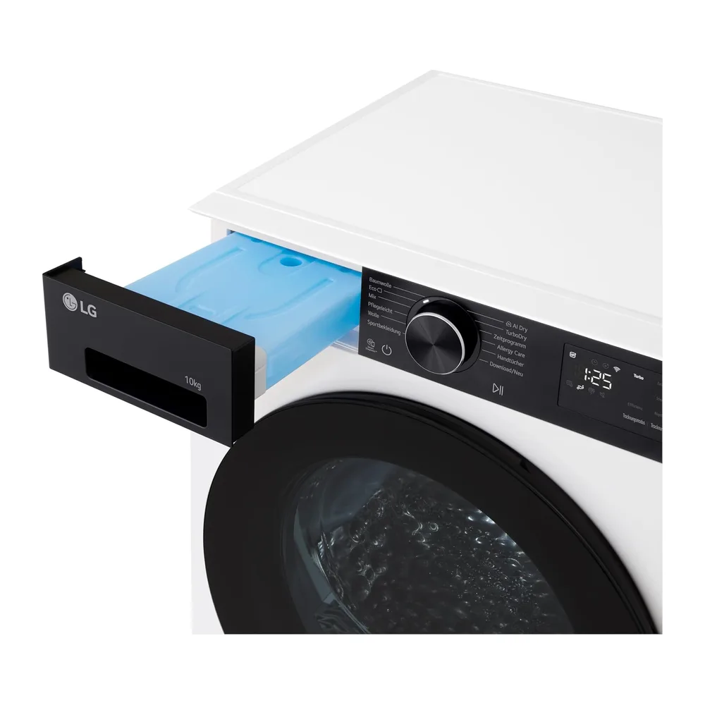 LG RT10X7P Wärmepumpen-Trockner (10 kg, Energieklasse C) mit AI Dry, TurboDry, selbstreinigendem Kondensator — 6