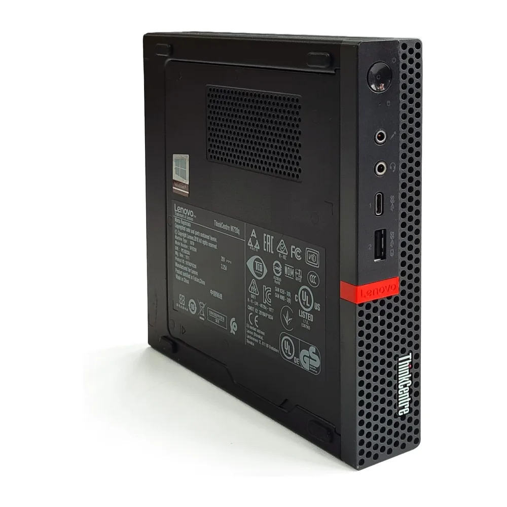 Lenovo ThinkCentre M720q Tiny Mini PC | Intel Core i3-9100T 4X 3,10 GHz | 8 GB DDR4 | 256 GB SSD | Intel UHD — 4