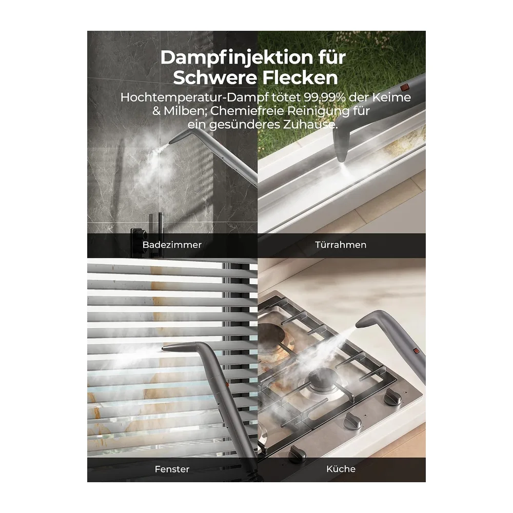 Uwant B400 Dampfreiniger Polsterreiniger Gerät 18Kpa Teppichreiniger Waschsauger Nasssauger Für Alltägliche — 6