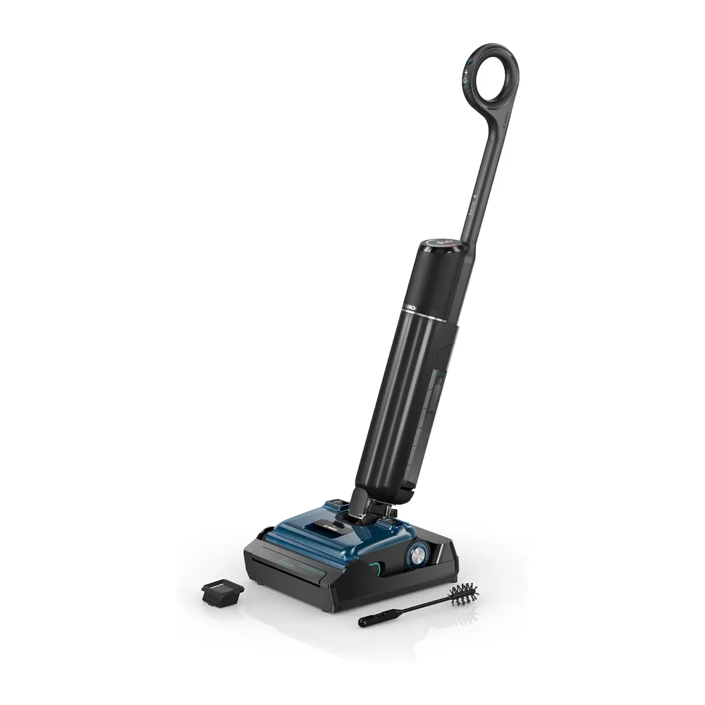 Bosch Nass-Trockensauger, Akku Staubsauger mit Wischfunktion, Zwei Tank-System, 180 Grad Lay-Flat