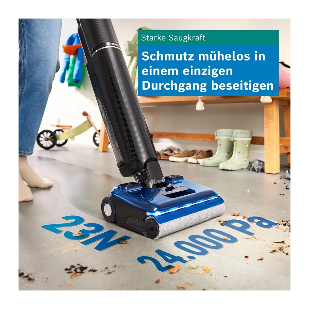 Bosch Nass-Trockensauger, Akku Staubsauger mit Wischfunktion, Zwei Tank-System, 180 Grad Lay-Flat — 4