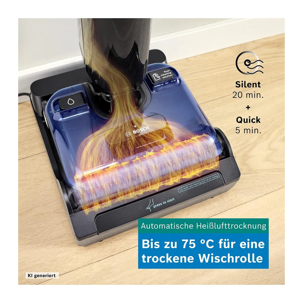 Bosch Nass-Trockensauger, Akku Staubsauger mit Wischfunktion, Zwei Tank-System, 180 Grad Lay-Flat — 6