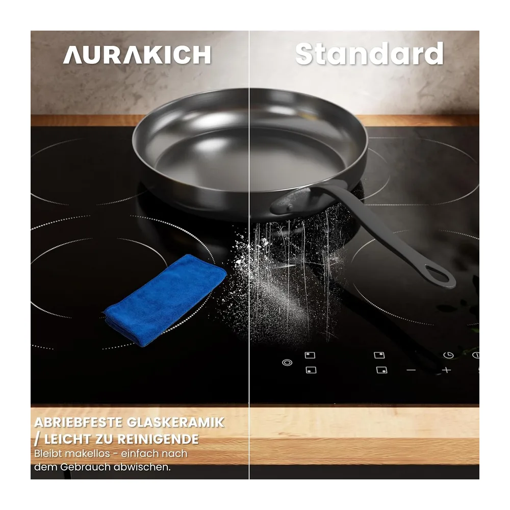 Einbaubackofen und Glaskeramikkochfeld Set [Energieklasse A] — 2