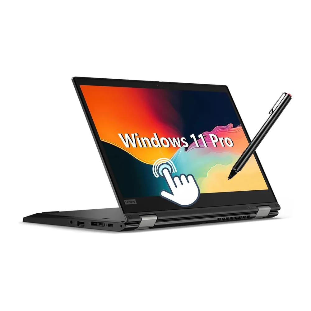 Lenovo ThinkPad L13 Yoga Gen 2, Touchscreen 2-in-1 Business Laptop, Intel Core i5-1135G7, 13,3 Zoll FHD, 16GB