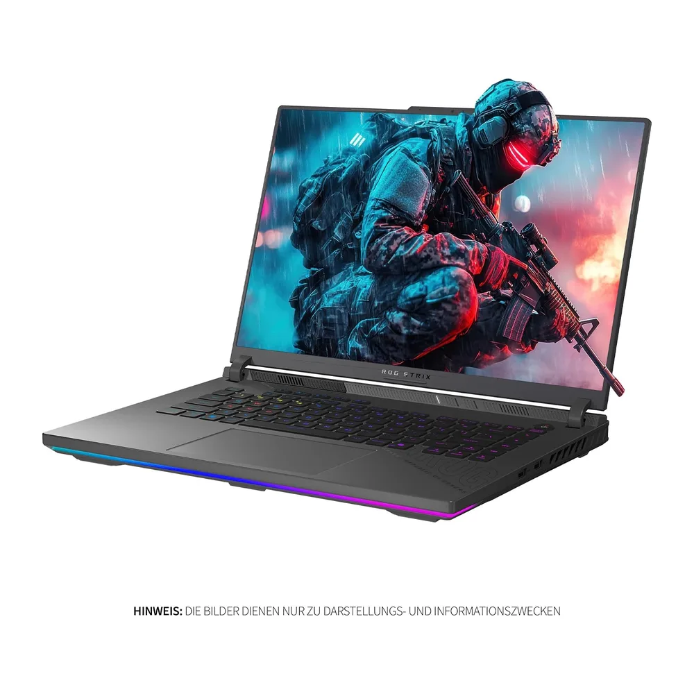ASUS ROG Strix G16 Gaming Laptop, AMD Ryzen 9 8940HX, 64 GB DDR5 RAM, 1 TB SSD, NVIDIA GeForce RTX 5060 8 GB, — 2