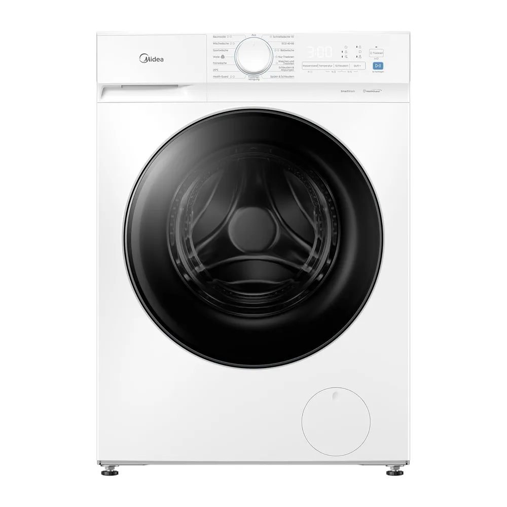 Midea Waschtrockner 8/6 kg EEK A-10% BLDC Inverter Motor weiß MFV3ED80BA10 [Energieklasse A]