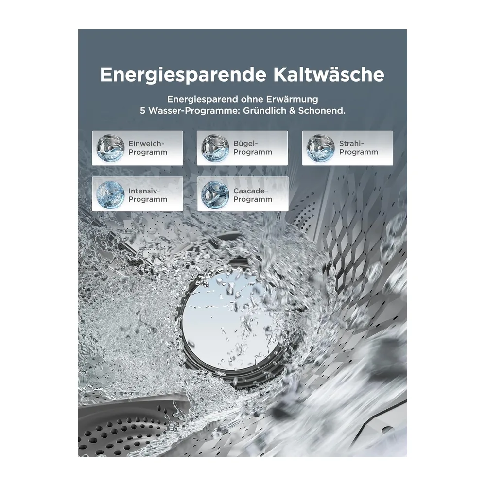 Midea Waschtrockner 8/6 kg EEK A-10% BLDC Inverter Motor weiß MFV3ED80BA10 [Energieklasse A] — 4