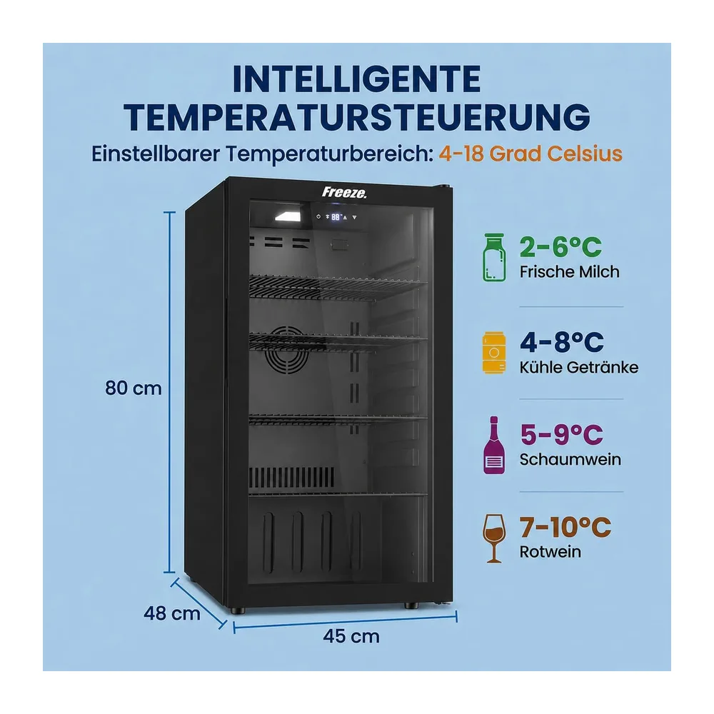 FREEZE. NinetyB+ 86L Getränkekühlschrank — 4