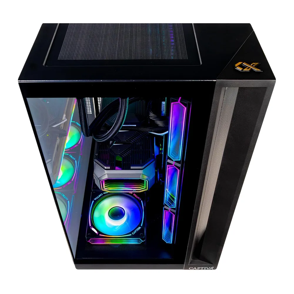 Captiva PC Highend Gaming R10-4001 | AMD Ryzen 7 9850X3D | 64GB DDR5 RAM | NVIDIA GeForce RTX 5080 16GB | 2 — 2