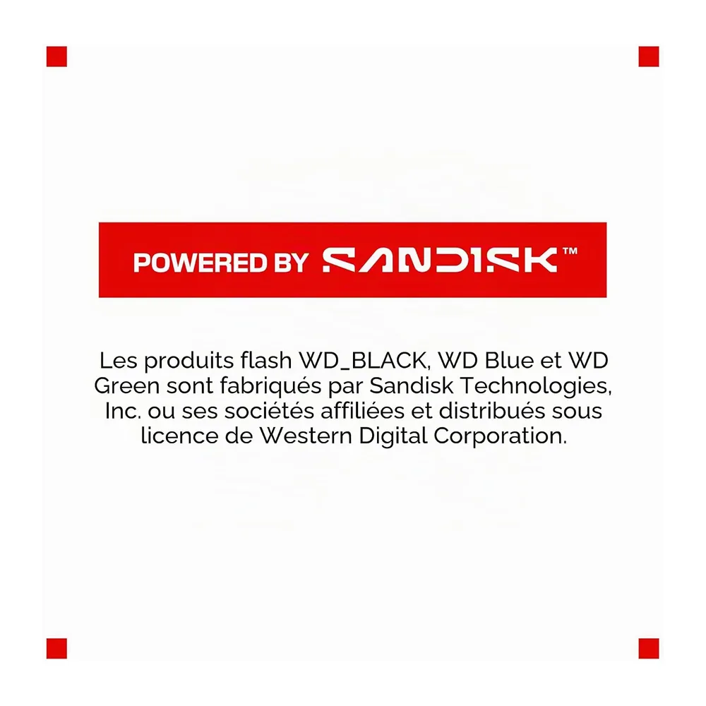 WD_BLACK SN850X NVMe SSD 2 To (Jusqu'à 7 300 Mo/s / 6 600 Mo/s en lecture/écriture, M.2 2280 Gaming SSD, PCIe Gen 4.0, H