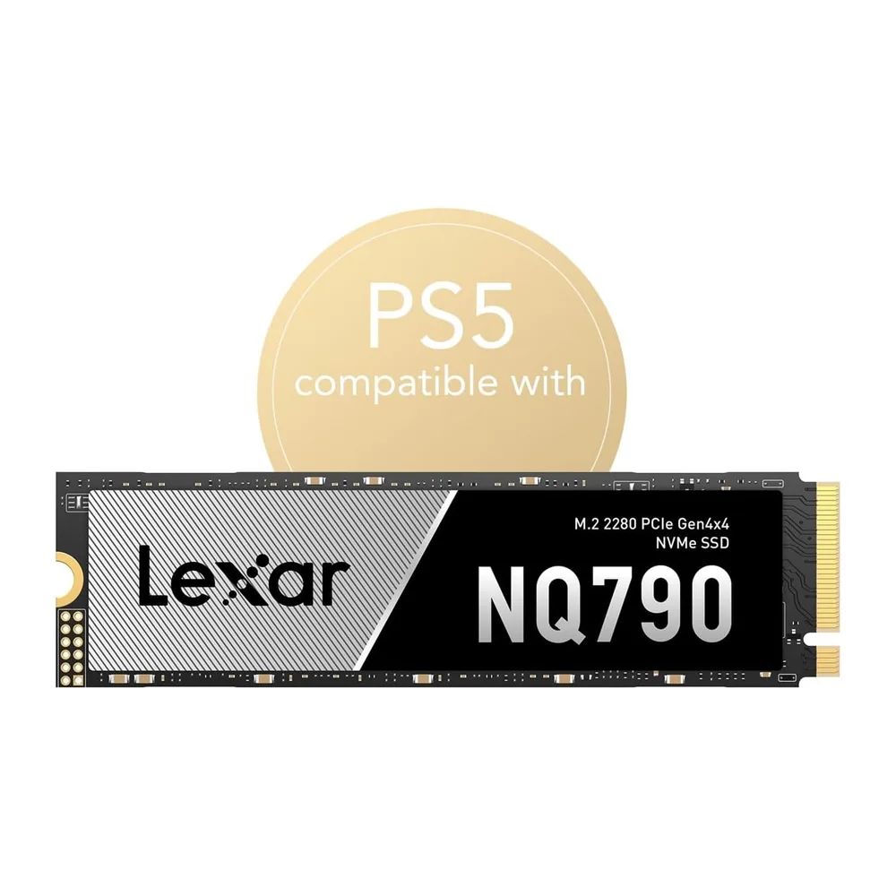 Lexar NQ790 1To NVMe SSD, M.2 2280, PCIe 4.0, bis zu 7000 Mo/s Lesegeschwindigkeit, kompatibel mit PS5 und PC