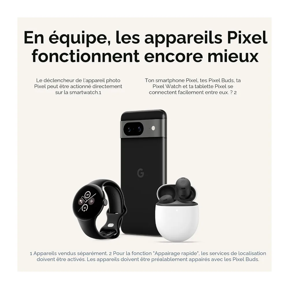 Google Pixel 8 - SIM-freies Android-Smartphone mit leistungsstarker Pixelkamera, 24 Stunden Akkulaufzeit und leistungsst
