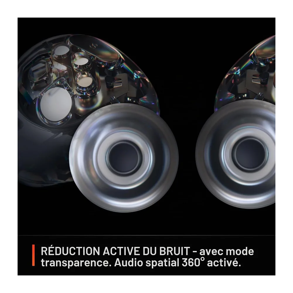 SteelSeries - Arctis GameBuds für PS5 - Kabellose Gaming-Ohrhörer - 2,4 GHz + BT 5.3 - ANC/Transparenzmodus - 40 Std. Akkulaufzeit - Kabelloses Laden - PS5, PC, Switch 2, Mobilgeräte - Schwarz (Generalüberholt)